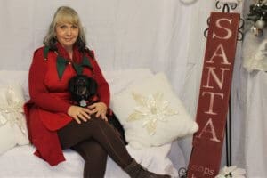 Jodi and Oscar, Rescue Ranch Santa Paws