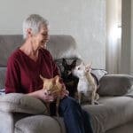 Linda Short_with senior fosters taken in 2021