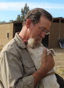 Pocket pittie, Ramona gives JOhn a kiss on ATV