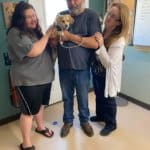 Rescue Ranch this year, family adoption shot
