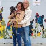 Rescue Ranch this year, Ali and Dave with Zoie