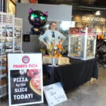 D & S Harley Davidson Pet Day, Figaro's Pizza table