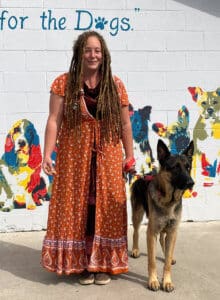 Rescue Ranch this year, Lacey Adopts a shepherd!