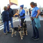 D & S Harley Davidson Pet Day, Nei L Mochi R Sidney X R Thea behind Nei and Mochi