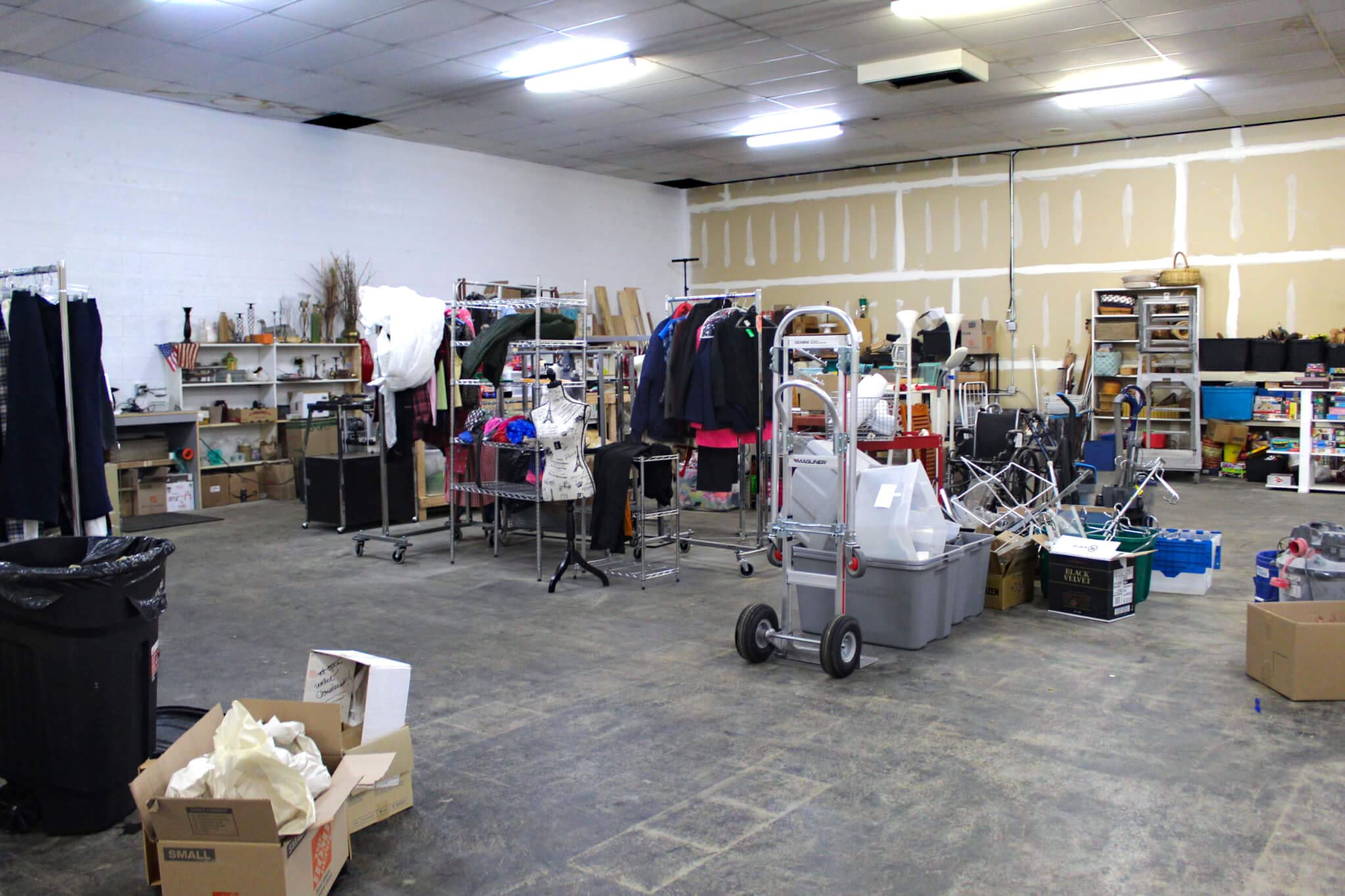 New Thrift Store int Storage area_2 Rescue Ranch Inc.