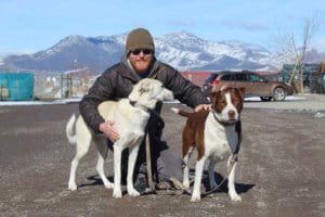 Team member_Ari with Samoa and Krieger