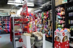 Red Dog Pet Supply store, interior
