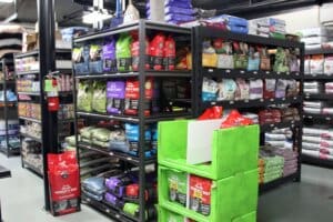 Red Dog Pet Supply store, interior