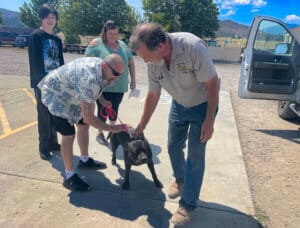 New family, John saying goodbye as adopters take their leave with Onyx