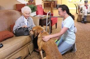 Fun Day, Tucker interacting with Ruth