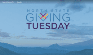 Giving Tuesday 2023 NSGT screen shot