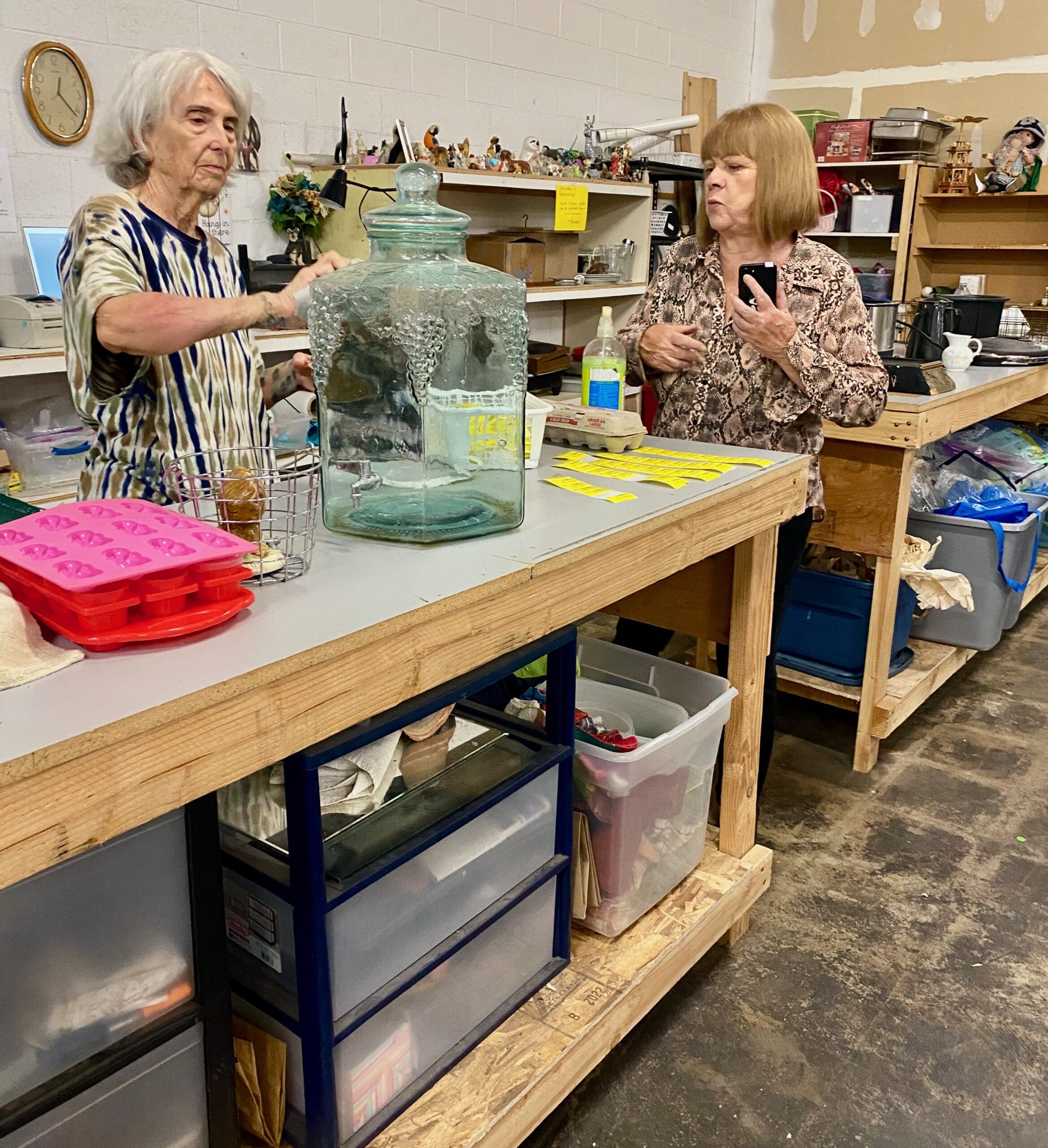 Thrift_Store_Kathy_Barbara_at_work