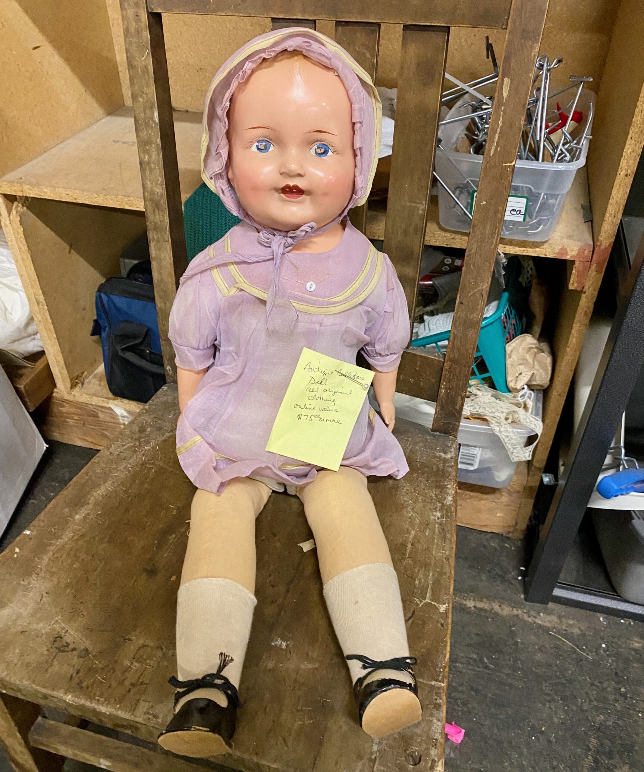 Thrift_Store_antique_composition_doll